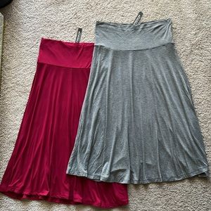 2 NWT MIDI SKIRTS
